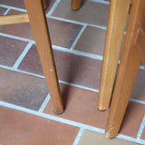 Quatre chaises danoises Farstrup en teck avec assise tapissée, design années 60