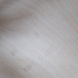 Lot de 4 chaises scandinaves en teck années 60 avec assises retapissées tissu terracotta