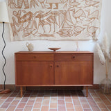 Buffet bas scandinave en teck — années 60