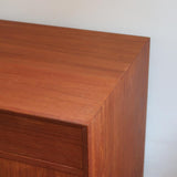 Buffet bas scandinave en teck — années 60