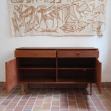 Buffet bas scandinave en teck — années 60