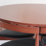 Ensemble table et chaises “dining set” de Hans Olsen pour Frem Røjle — années 60