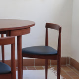 Ensemble table et chaises “dining set” de Hans Olsen pour Frem Røjle — années 60