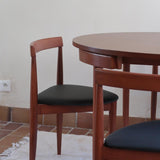 Ensemble table et chaises “dining set” de Hans Olsen pour Frem Røjle — années 60