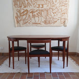 Ensemble table et chaises “dining set” de Hans Olsen pour Frem Røjle — années 60