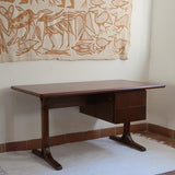 Bureau scandinave en teck — années 60