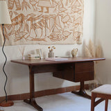 Bureau scandinave en teck — années 60