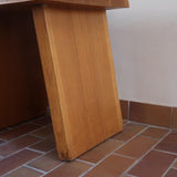 Gueridon en chêne massif — années 60 (2 dispos)