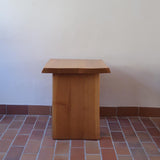 Gueridon en chêne massif — années 60 (2 dispos)