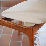 4 chaises scandinaves Erik Buch édités par O.D. Møbler — années 60