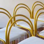6-chaises-italiennes-tube-acier-laque-jaune-design-annees-90