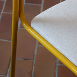 6-chaises-italiennes-tube-acier-laque-jaune-design-annees-90