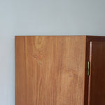 bibliothèque haute scandinave en teck danemark années 60 design nordique vintage