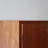 bibliothèque haute scandinave en teck danemark années 60 design nordique vintage