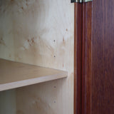 bibliothèque haute scandinave en teck danemark années 60 design nordique vintage