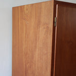 bibliothèque haute scandinave en teck danemark années 60 design nordique vintage