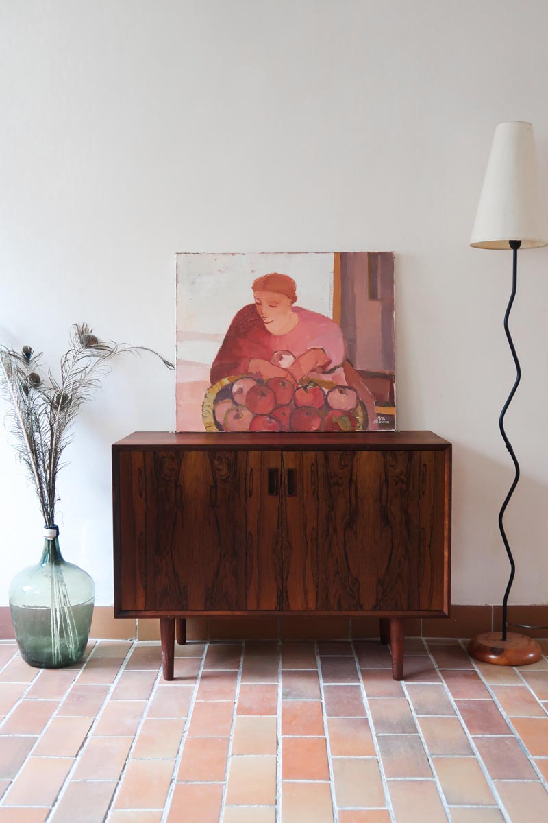 buffet scandinave en palissandre danemark années 60 design danois vintage