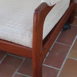 Canapé scandinave 2 places en teck – design nordique années 60/70