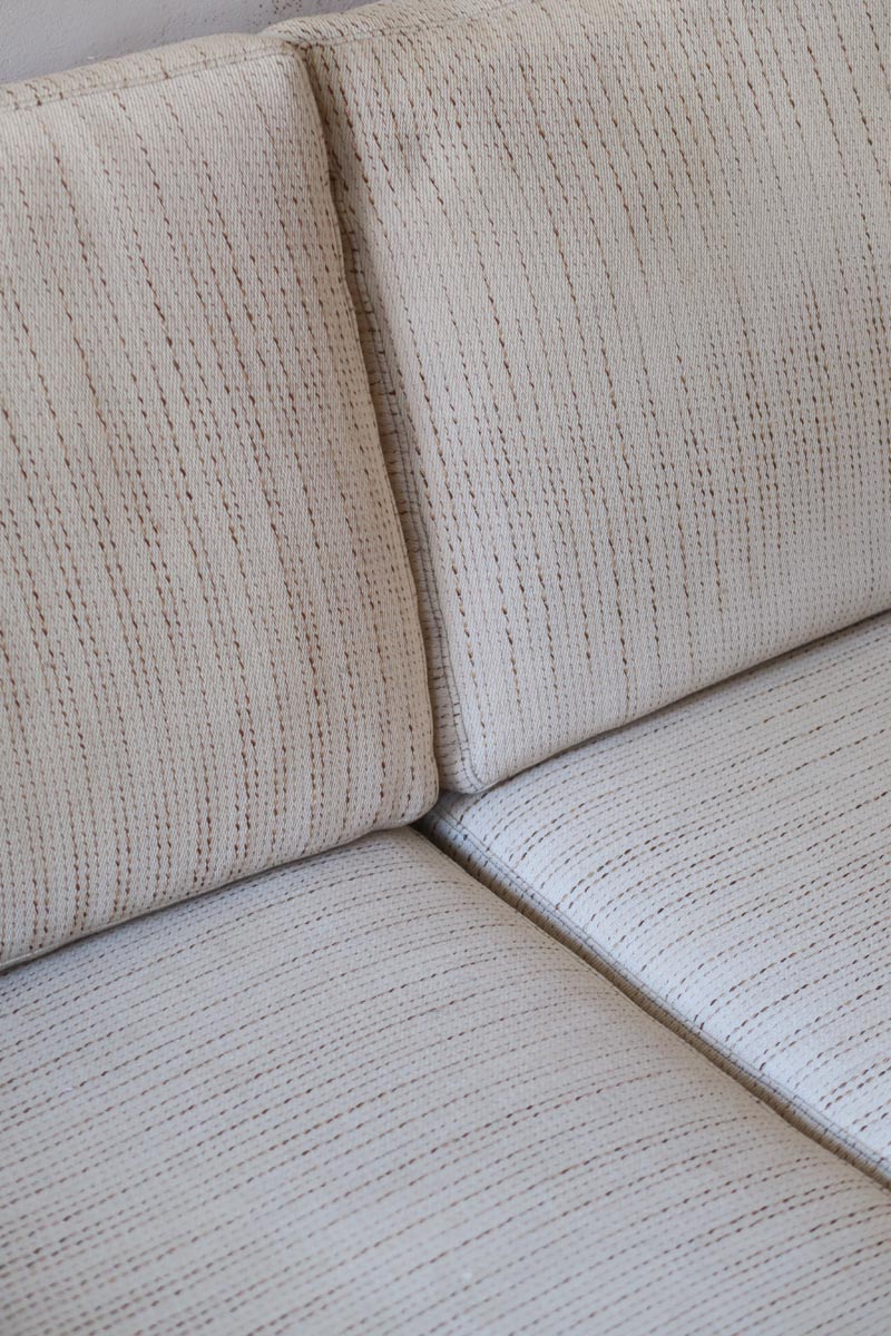 Canapé scandinave 2 places en teck – design nordique années 60/70