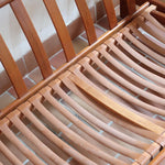 Canapé scandinave 2 places en teck – design nordique années 60/70