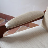 Canapé scandinave 2 places en teck – design nordique années 60/70