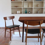 chaise-farstrup-scandinave-vintage-teck-assise-noire