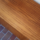 Grande enfilade design allemand années 70 en noyer et chrome, piètement châssis acier brossé, compartiment bar avec éclairage intégré