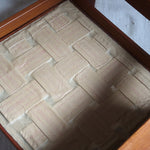 fauteuil scandinave en teck bouclette écrue attribué à børge jensen & sønner danemark années 60