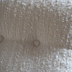 fauteuil scandinave en teck bouclette écrue attribué à børge jensen & sønner danemark années 60