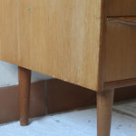 haute commode scandinave chêne clair danemark années 60 design nordique vintage