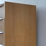 haute commode scandinave chêne clair danemark années 60 design nordique vintage