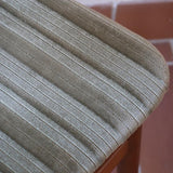 Paire de chaises scandinaves Farstrup vintage en teck et tissu vert