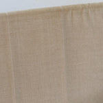 Paire de fauteuils vintage modernistes en hêtre clair et toile beige – années 70