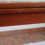 Table à manger scandinave extensible en teck années 60, allonges papillon, pieds fuseau, jusqu'à 10 couverts