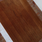 Table à manger scandinave extensible en teck années 60, allonges papillon, pieds fuseau, jusqu'à 10 couverts