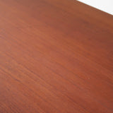 Table à manger scandinave extensible en teck – pieds tournants, design danois années 60