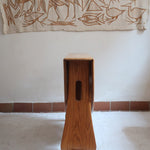 Table Ercol drop leaf en bois massif clair, plateau ovale à abattants, années 70.
