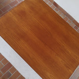 Table à manger extensible Farstrup en teck, design danois mid-century années 60, piètement bois massif et plateau rectangulaire