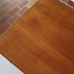 Table à manger extensible Farstrup en teck, design danois mid-century années 60, piètement bois massif et plateau rectangulaire