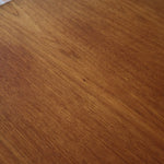 Table à manger extensible Farstrup en teck, design danois mid-century années 60, piètement bois massif et plateau rectangulaire