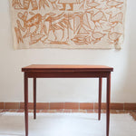table à rallonges scandinave teck danemark années 60 petit format design nordique