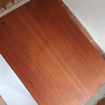 table à rallonges scandinave teck danemark années 60 petit format design nordique