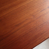 table à rallonges scandinave teck danemark années 60 petit format design nordique
