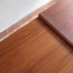 table à rallonges scandinave teck danemark années 60 petit format design nordique