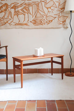 table basse scandinave teck danemark années 60 design hvidt molgaard