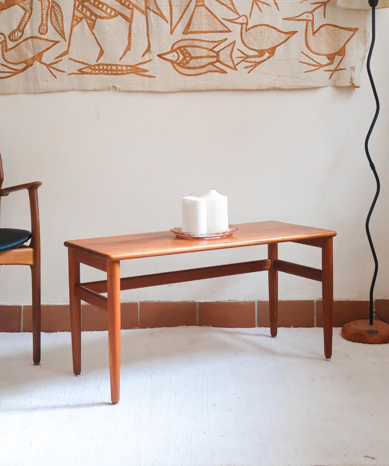 table basse scandinave teck danemark années 60 design hvidt molgaard
