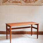 table basse scandinave teck danemark années 60 design hvidt molgaard