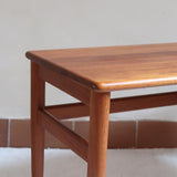 table basse scandinave teck danemark années 60 design hvidt molgaard