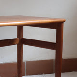 table basse scandinave teck danemark années 60 design hvidt molgaard