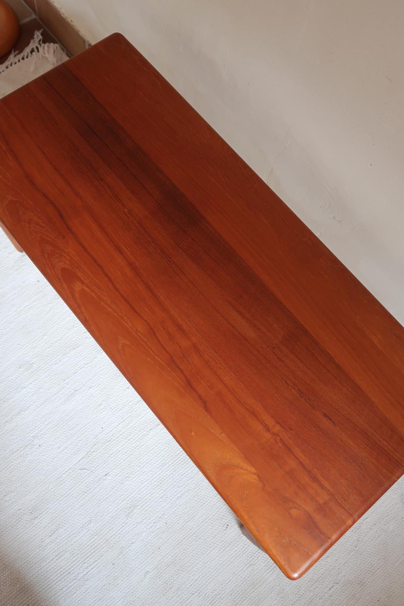 table basse scandinave teck danemark années 60 design hvidt molgaard